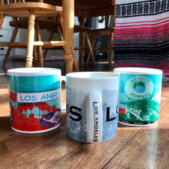Vintage LA Starbucks Mugs LOT - Picture 1 of 8